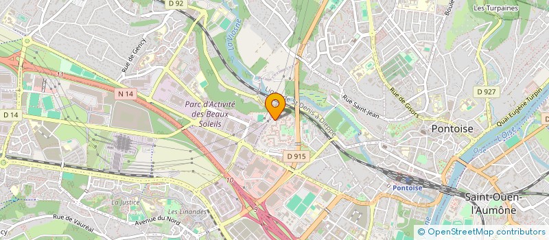 localisation de l'entreprise LE PAIN FARCI à PONTOISE
