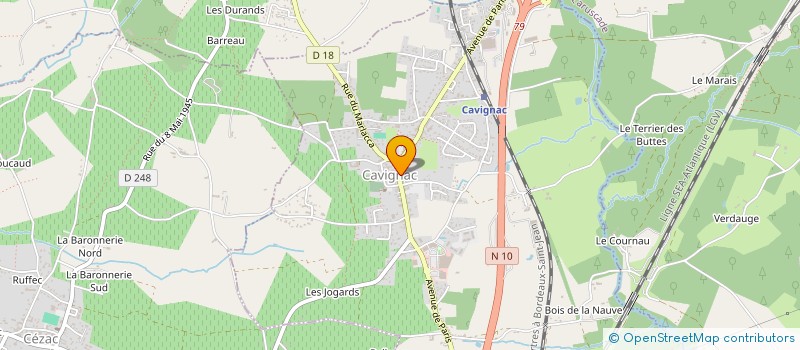 localisation de l'entreprise LE PAIN GOURMAND  CAVIGNAC