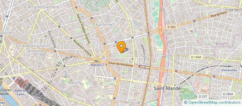 localisation de l'entreprise LE PAIN, LE VIN à PARIS