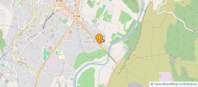 localisation de l'entreprise LE PAIN PERDU  SAINT-DIDIER-SOUS-AUBENAS