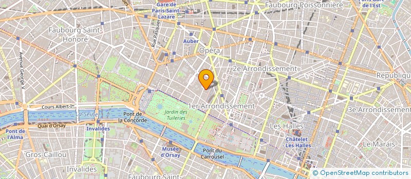 localisation de l'entreprise LE PAIN QUOTIDIEN SAINT HONORE  PARIS