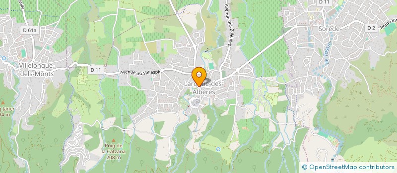 localisation de l'entreprise LE PAIN ROCATIN à LAROQUE-DES-ALBERES