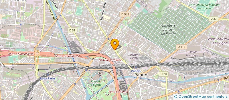 localisation de l'entreprise LE PAIN ROYAL à PANTIN