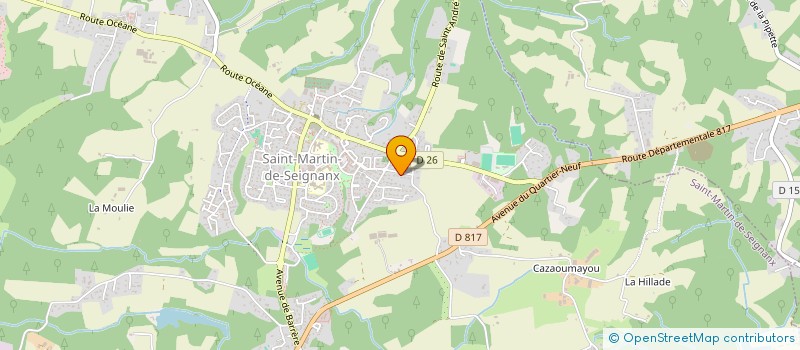 localisation de l'entreprise LE PAIRON DES LALOIT  SAINT-MARTIN-DE-SEIGNANX