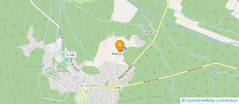 localisation de l'entreprise LE PAKOK  LIT-ET-MIXE