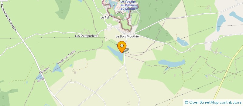 localisation de l'entreprise LE PAL NATURE à DOMPIERRE-SUR-BESBRE