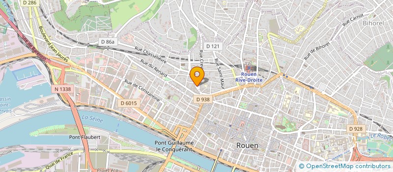 localisation de l'entreprise LE PALACE  ROUEN