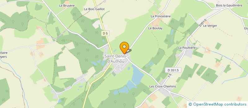 localisation de l'entreprise LE PALACE à SAINTIGNY