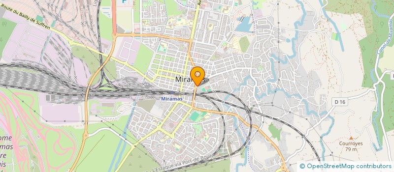 localisation de l'entreprise LE PALACE à MIRAMAS