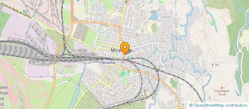localisation de l'entreprise LE PALACE à MIRAMAS