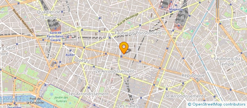 localisation de l'entreprise LE PALACE  PARIS