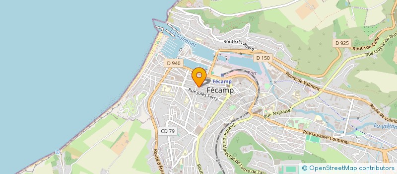 localisation de l'entreprise LE PALACE  FECAMP