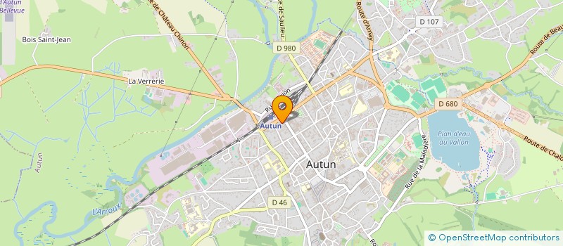 localisation de l'entreprise LE PALACE à AUTUN