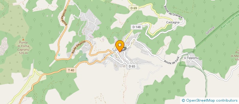 localisation de l'entreprise LE PALACE CHINOIS  SARTENE