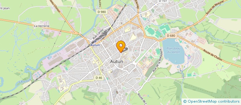 localisation de l'entreprise LE PALACE DE BERFIN à AUTUN