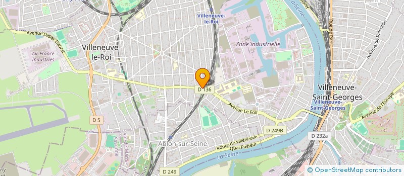 localisation de l'entreprise LE PALACE DE LELLIS  VILLENEUVE-LE-ROI