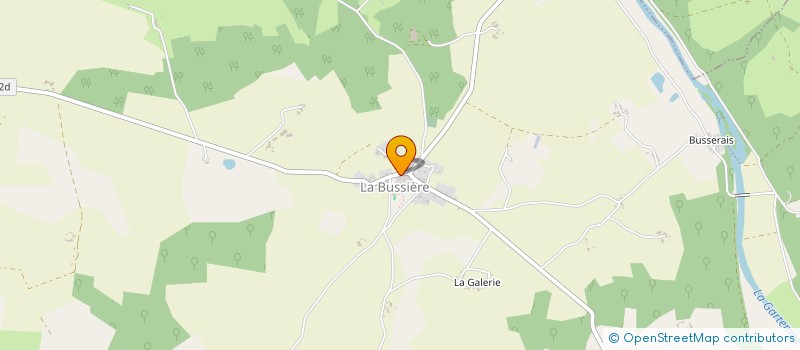 localisation de l'entreprise LE PALAIS à LA BUSSIERE