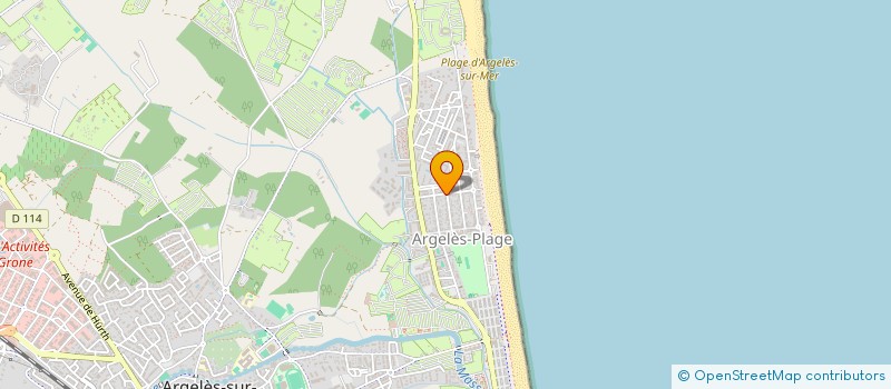 localisation de l'entreprise LE PALAIS à ARGELES-SUR-MER