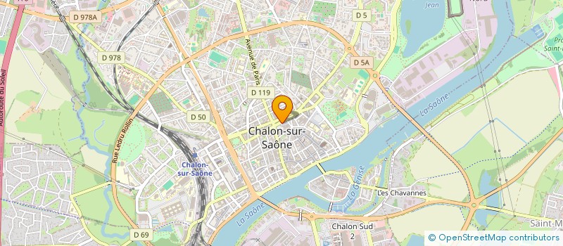 localisation de l'entreprise LE PALAIS à CHALON-SUR-SAONE