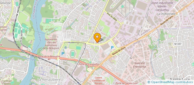 localisation de l'entreprise LE PALAIS à NANTES