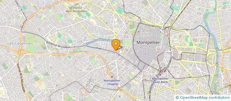 localisation de l'entreprise LE PALAIS AUGUSTE COMTE à MONTPELLIER