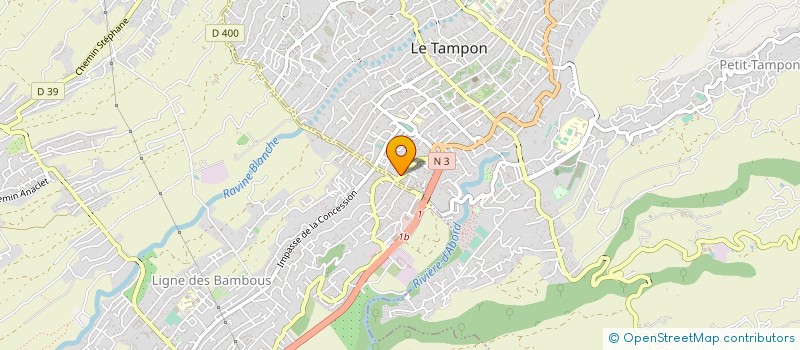 localisation de l'entreprise LE PALAIS BOUCHER à LE TAMPON