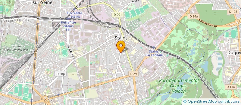 localisation de l'entreprise LE PALAIS D ALIMENTATION DE STAINS à STAINS