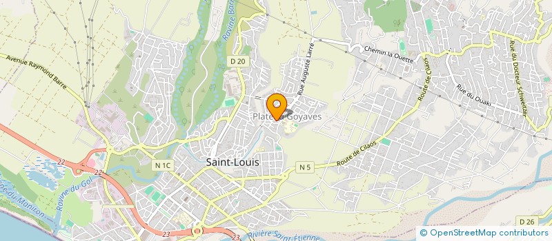 localisation de l'entreprise LE PALAIS D EDEN à SAINT-LOUIS