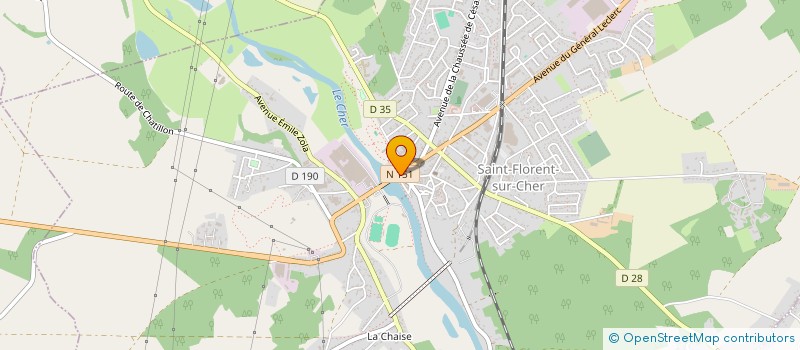 localisation de l'entreprise LE PALAIS D'ISTANBUL 18  SAINT-FLORENT-SUR-CHER