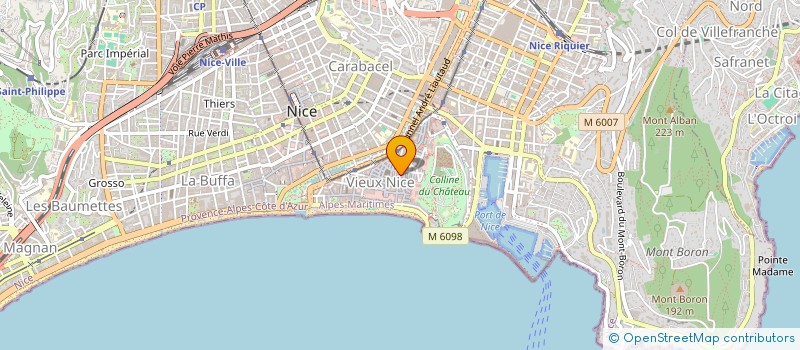 localisation de l'entreprise LE PALAIS D'OR à NICE