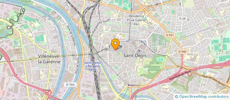 localisation de l'entreprise LE PALAIS D'OR à SAINT-DENIS