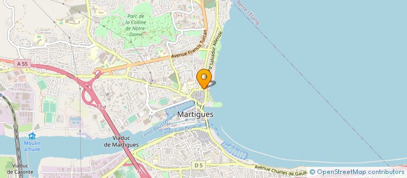 localisation de l'entreprise LE PALAIS DE JADE à MARTIGUES