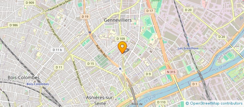 localisation de l'entreprise LE PALAIS DE L AMEUBLEMENT à ASNIERES-SUR-SEINE