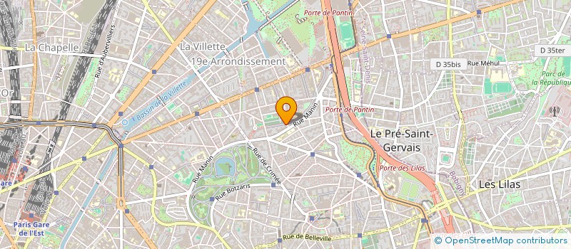 localisation de l'entreprise LE PALAIS DE L'HAMBURGER  PARIS