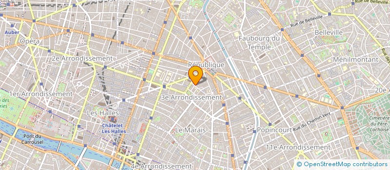 localisation de l'entreprise LE PALAIS DE L'ORIENT  PARIS