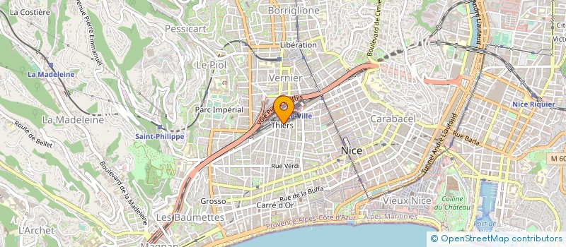 localisation de l'entreprise LE PALAIS DE LA MOUSSE à NICE
