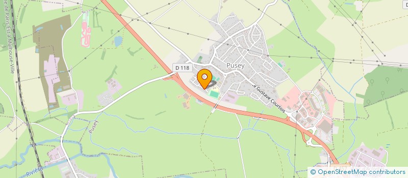 localisation de l'entreprise LE PALAIS DE LA PORCELAINE  PUSEY