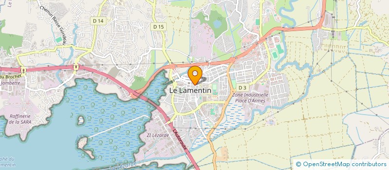 localisation de l'entreprise LE PALAIS DE ROSA à LE LAMENTIN