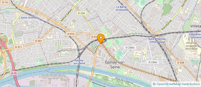 localisation de l'entreprise LE PALAIS DE SHAH NAWAZ à EPINAY-SUR-SEINE