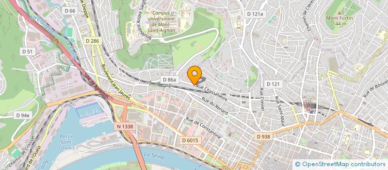 localisation de l'entreprise LE PALAIS DES AS à ROUEN