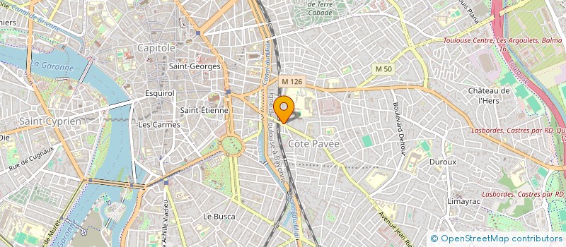 localisation de l'entreprise LE PALAIS DES CARTES à TOULOUSE