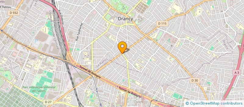 localisation de l'entreprise LE PALAIS DES DEESSES  DRANCY