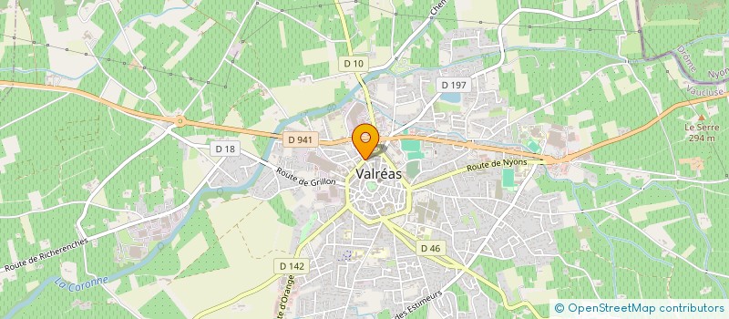 localisation de l'entreprise LE PALAIS DES GOURMETS à VALREAS
