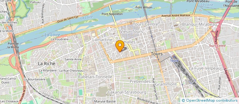 localisation de l'entreprise LE PALAIS DES JOUETS à TOURS