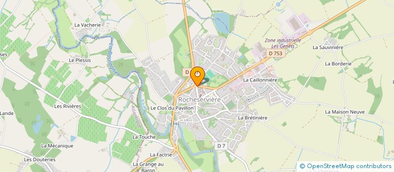 localisation de l'entreprise LE PALAIS DES LUTINS  ROCHESERVIERE