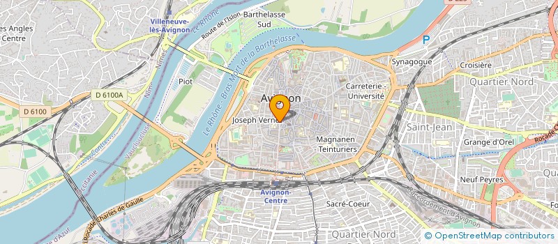 localisation de l'entreprise LE PALAIS DES PAINS à AVIGNON