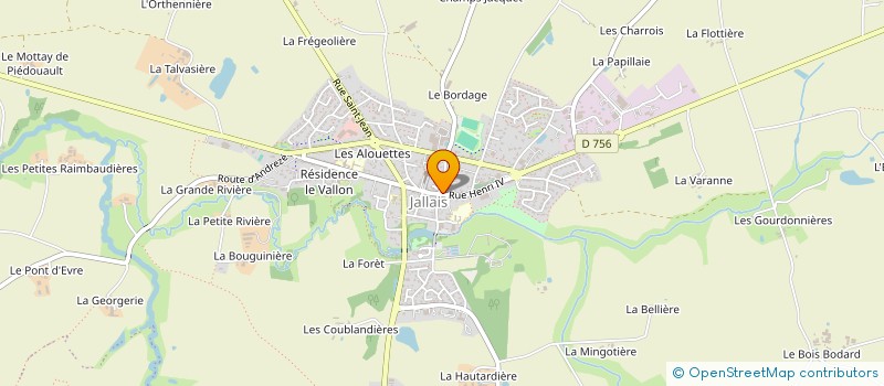 localisation de l'entreprise LE PALAIS DES SAVEURS à BEAUPREAU-EN-MAUGES