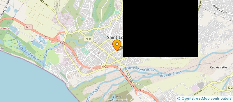 localisation de l'entreprise LE PALAIS DES SAVEURS à SAINT-LOUIS