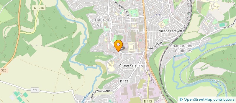 localisation de l'entreprise LE PALAIS DES SAVEURS à CHAUMONT