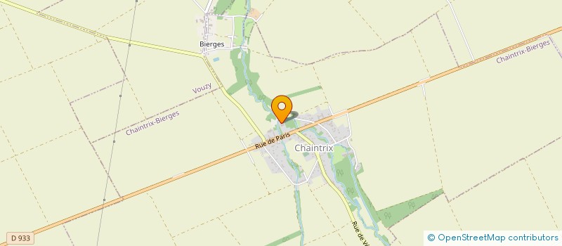localisation de l'entreprise LE PALAIS DU BIEN ETRE  CHAINTRIX-BIERGES
